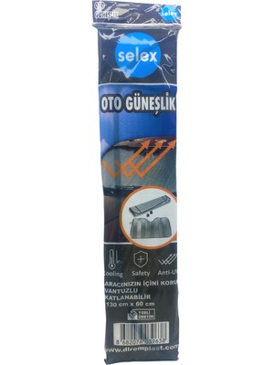 Store Pat Pat Balonlu Oto Araç Güneşlik Vantuzlu 130X60CM