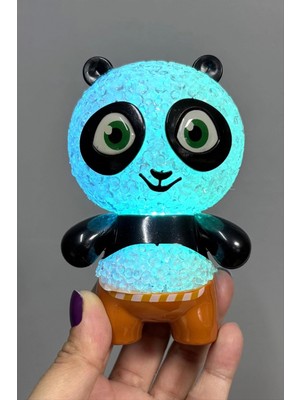 Pileli Store Panda Işıklı Biblo 12 cm
