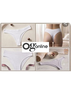 ogonline Fitilli Kumaş Esnek String Tanga Külot