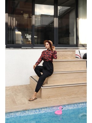 Trendlina Leyla Beli Ayarlanabilir Lastikli Su Itici Kumaştan 3lü Tam Kapalı Tesettür Mayo Hijab Burkini Swimwear