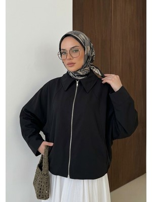 Miostil Fermuarlı Cep  Detay Panço-Siyah