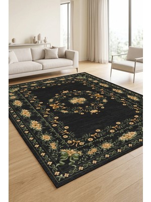 Decomia Home Dijital Kaymaz Yıkanabilir Salon Halısı Mutfak Halısı Koridor Halısı Yolluk