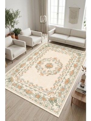 Decomia Home Dijital Kaymaz Yıkanabilir Salon Halısı Mutfak Halısı Koridor Halısı Yolluk