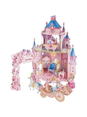 Generic Cubicfun Prenses Gizli Bahçe Şatosu 3D Puzzle