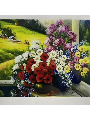 5d Yapışan Boncuk Goblen 30 x 40 cm Mozaik Tablo Pano 60343