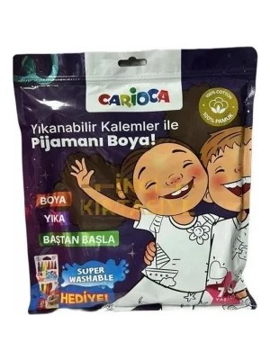 Generic Kalem Hediyeli Boyanabilir Pijama 7-8 Yaş