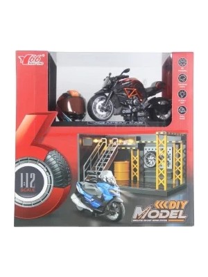 Generic 1/12 Motosiklet Gustav Pb 3r Sesli ve Işıklı