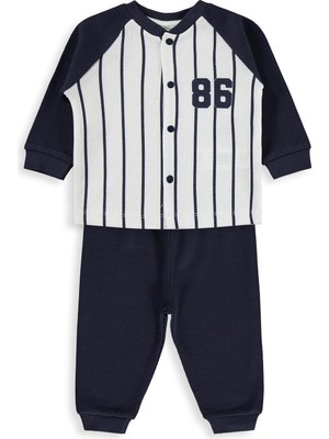 Civil Baby 86 Baskılı 6-18 Ay Pijama Takımı - Lacivert