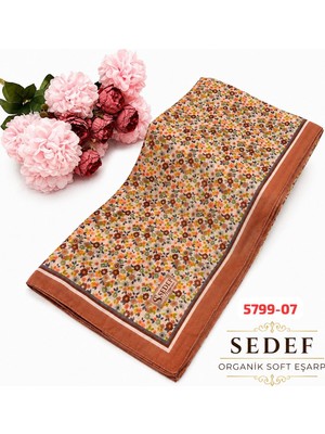 Sedef Organik Soft Eşarp