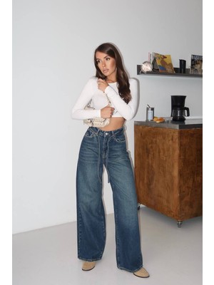 Aida Fashion Palazzo Denim Jens