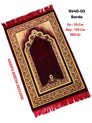 Sedef Kadife Dodya Seccade