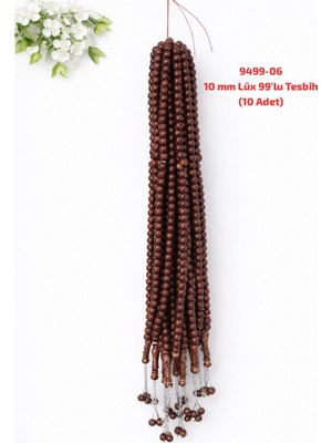 Sedef Tuhafiye 10 mm Lüks 99'lu Tesbih