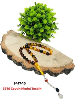 Sedef 33 lü Tesbih Zeytin Model