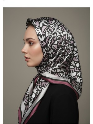 İpekal Trend Dijital Baskı  Batik Desenli Royan Eşarp Desen 3 Renk 1