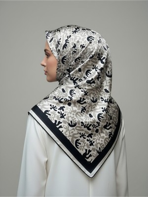 İpekal Trend Dijital Baskı  Batik Desenli Royan Eşarp Desen 3 Renk 2