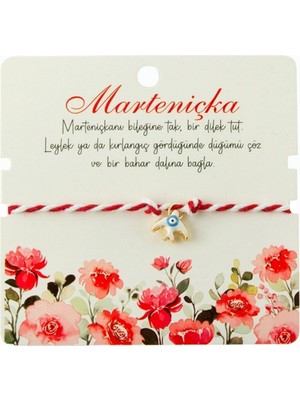 Pileli Store Kırlangıç Marteniçka Ip Bileklik