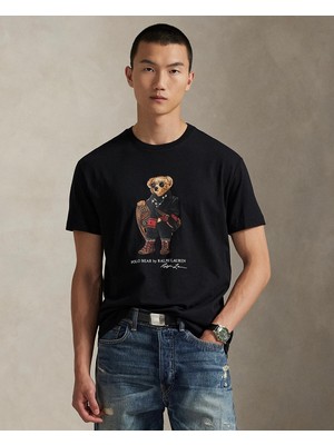 Ralph Lauren Klasik Kesim Sörf Bear Tişörtü 100066167