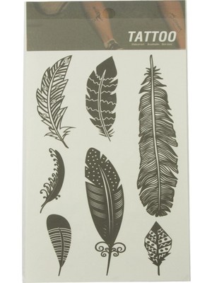 Pileli Store Yaprak Tattoo Dövme Sticker