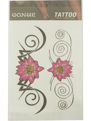 Pileli Store Çiçek Tattoo Dövme Sticker