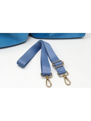Anatolia Craft 3 cm Polyester Mavi Ayarlanabilir Çanta Askısı, Omuz Askısı, Çanta Sapı, Çanta Aksesuarı, Telefon Askısı 3cm En 120 cm Uzunluk
