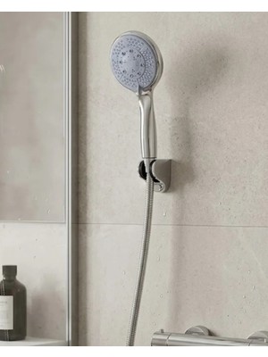 SS Home Concept Çok Fonksiyonlu 4 Kademeli El Duşu Seti Spiral Hortumlu Banyo Duş Başlığı
