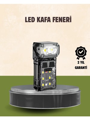SS Home Concept 3’ü 1 Arada LED Far Şarj Edilebilir Sensörlü Manyetik 10 Saat Kullanım