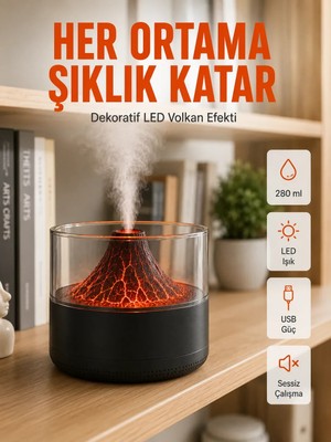 SS Home Concept Aromaterapi Difüzörlü Sessiz Çalışan Hava Nemlendirici