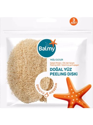4 Adet Balmy Yüz Peeling Diski 3'lü