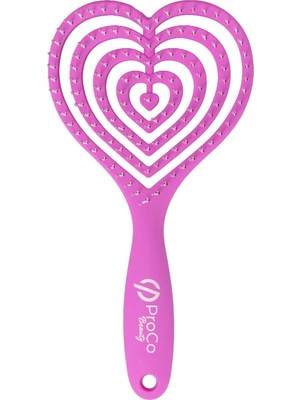 2 Adet Proco Beauty Saç Fırçası 3D Esnek Love 1 Adet