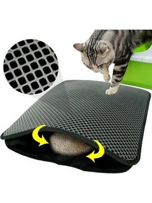 SS Home Concept Iki Katmanlı Elekli Kedi Kumu Paspası