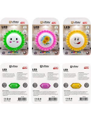 SS Home Concept 10 Adet Papyatya Ledli Gece Lambası Gc-09