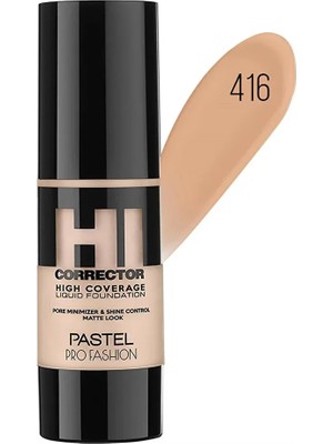 High Coverage Liquid Foundation - No: 416