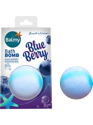 4 Adet Balmy Banyo Topu Blueberry 160 gr