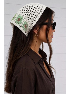 Pileli Store Örme Bohem Bandana
