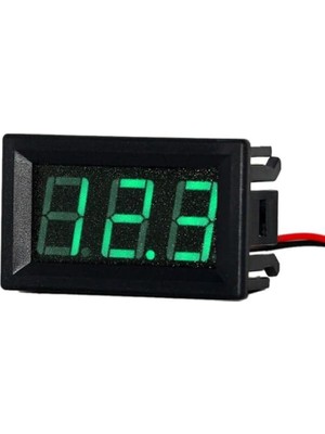 Gültekin Sanec 0.36 Inç Voltmetre DC2.4V-30V 2 Kablolu