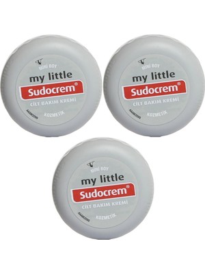 Gültekin Sudocrem Cilt Bakım Kremi Mini Boy, 22 Gr, 3 Adet Set