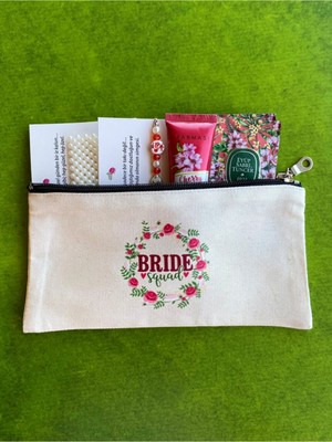 Hepsi Enteresan Hediyelerle Dolu "bride Squad" Nedime Çantası, Kına Hediyesi, Düğün Hediyesi