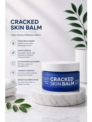Gültekin Çatlak Deri Balsamı, Sea Buckthorn, Tamanu Oil, Calendula ve Jojoba Ile, Nemlendirici, 50 ml