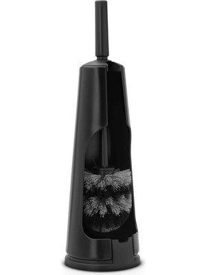 Gültekin Brabantia 108587 Wc-Seti ve Fırça, Plastik, Mat Siyah, 30 x 20 x 10 cm