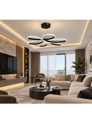 Lbx Lighting Box Yıldız Home Life Viole Siyah Tekli Kasa Papatya Power Ledli Beyaz Işık
