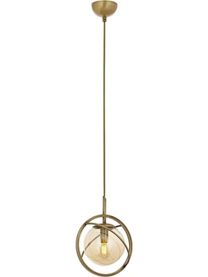 Gültekin Avonni AV-60291-1E Eskitme Kaplama Modern Avize E14 Metal Cam 22CM