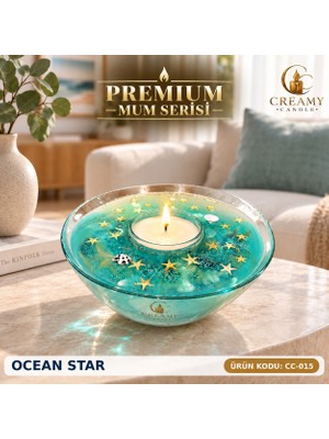 Creamy Candle Ocean  Star