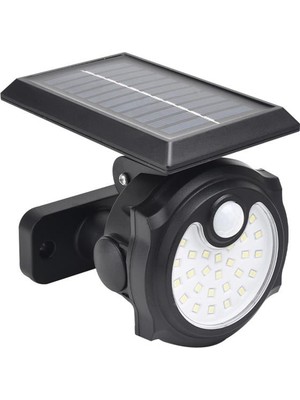 TeknoKapsül SH-1705A 26 Ledli Sensörlü 3 Modlu Solar Indiksiyon Duvar Lambası