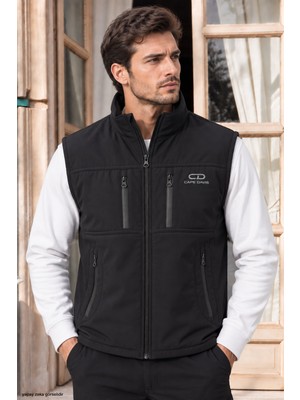 Modaplaza Erkek Üst Çift Cep Fermuarlı Softshell Yelek 176