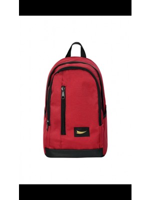 Pileli Store Modern Tasarım Mini Spor Sırt Çantası Suluk Gözlü Kırmızı
