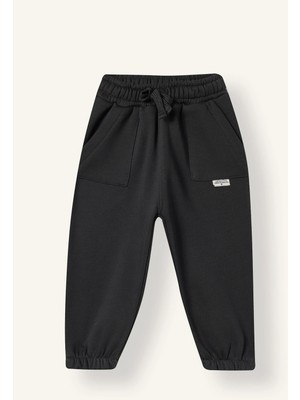 DeFacto Jogger Fit Yama Cepli Basic Sweatshirt Kumaşı Eşofman Altı Erkek Bebek I4180A526WN