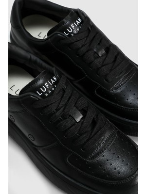 Lufian Natalı Kadın Sneaker Ayakkabı Siyah