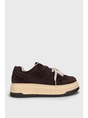 Lufian Kay Kadın Sneaker Ayakkabı Kahverengi