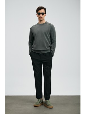 Lufian Sımon Smart Erkek Chino Pantolon Slim Fit Siyah
