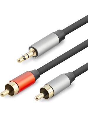 Skygo 3.5 Mm To 2 Rca Ses Kablosu 1.5 M Siyah HDX1073